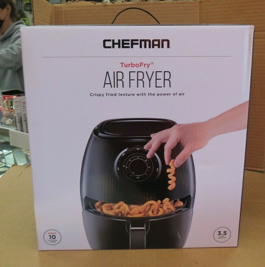 CHEFMAN RJ38-V3-DC35 TURBOFRY AIR FRYER 3.5L NEW | eBay