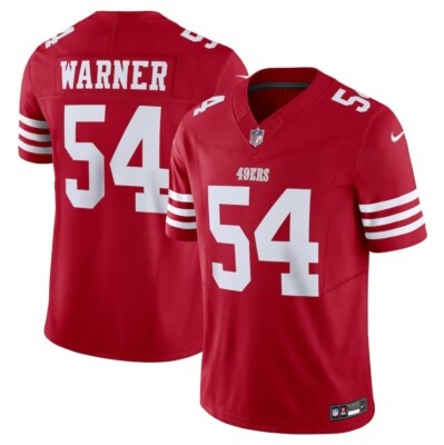 Men's San Francisco 49ers Fred Warner Scarlet #54 Vapor F.U.S.E. Limited Jersey