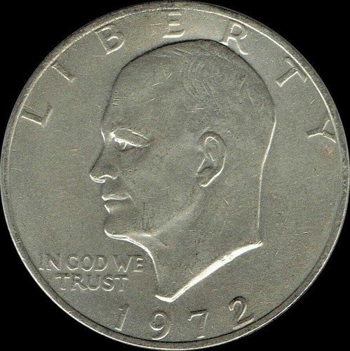 1972 P Eisenhower Dollar Circulated US Mint Coin Ike!
