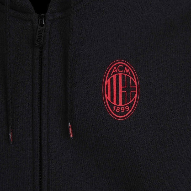 Puma AC Milan Essentials Hooded Sweatshirt Hoodie Black 782832-04