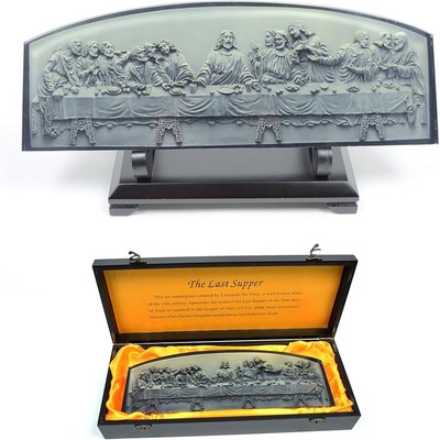 The Last Supper by Leonardo Da Vinci 3D Resin Glass Sculpture