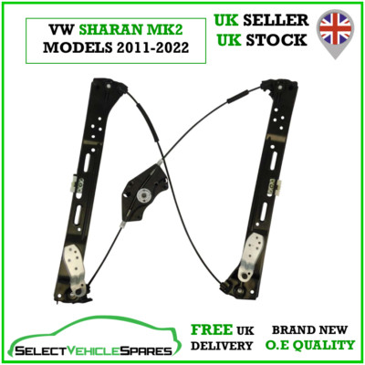 NEW VW SHARAN MK2 DRIVERS SIDE RIGHT FRONT WINDOW REGULATOR 2011-2022