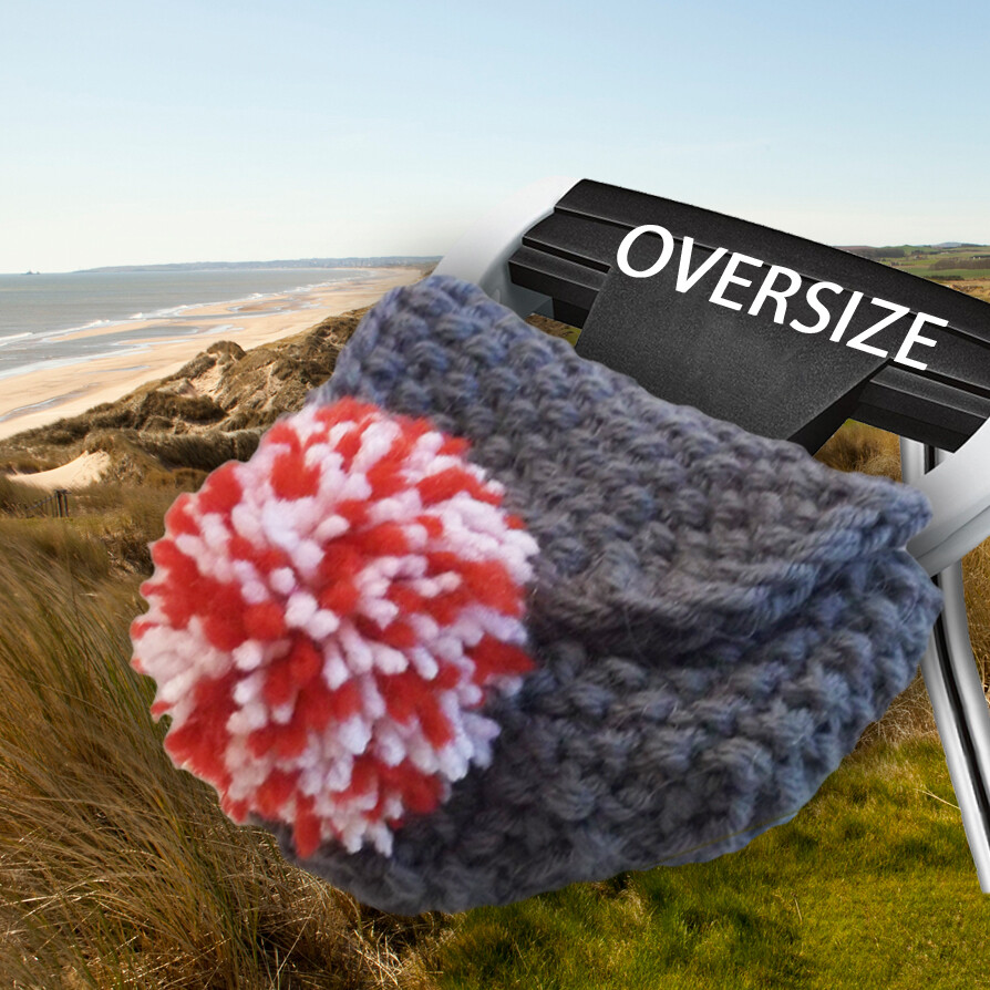 Custom Order Hand Knit Wool OVERSIZED PUTTER Cover