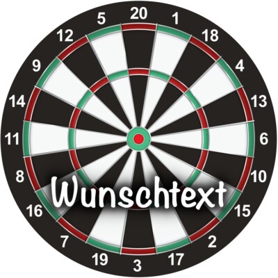 Darts Tortenbild Party Deko personalisiert Geschenk Geburtstag Dartscheibe eßbar