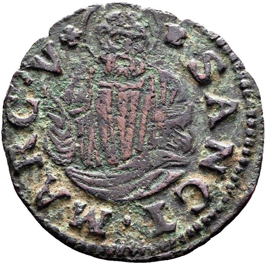 VENEZIA REPUBBLICA Bezzo 6 bagattini Massaro Claudio Avogadro (1649-50) - Picture 3 of 4