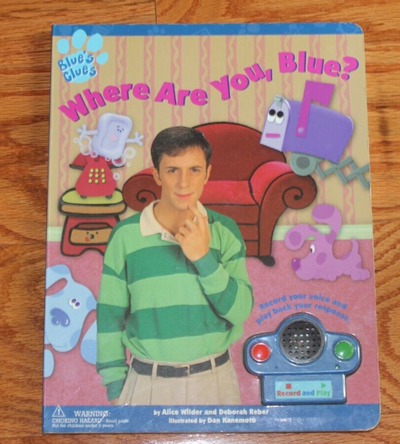 Talk Back Books Where Are You Blue (Blue's Clues) Recorder Voice