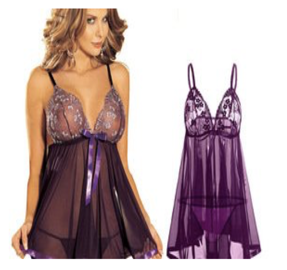 Lot Of 4 NEW Women's Lingerie PJ's Sleepwear/Nightwear/Dress SIZE 6  (Asia-Med)