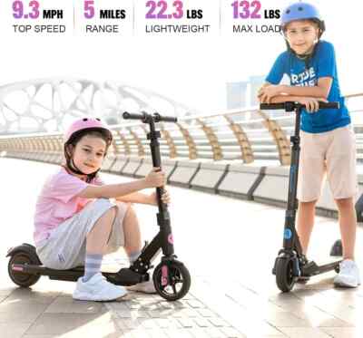 EVERCROSS EV06C Electric Scooter for Kids Ages 6-12, Foldable Electric Scooter