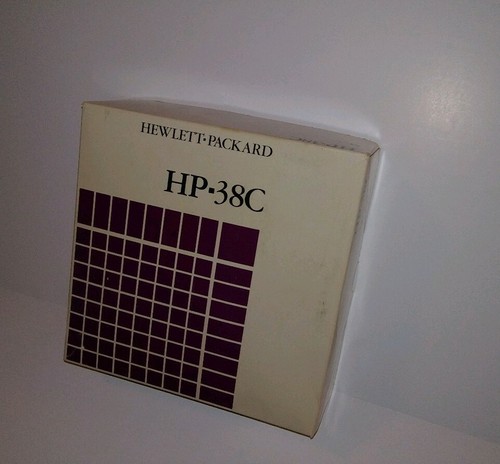 HP 38C Vintage Hewlett Packard Calculator in Original Box Working with issues