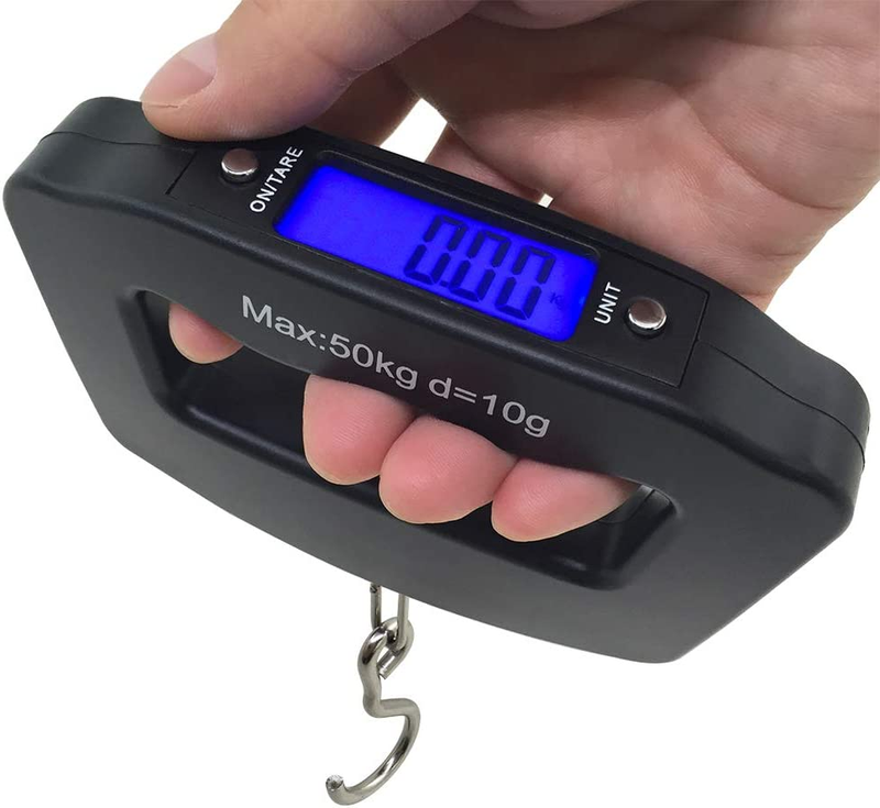 Scale: Portable And Precise 50kg/10g Lcd Weight Hook