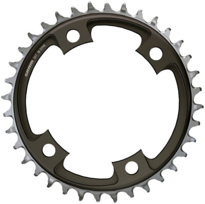 SRAM X-Sync Road Chainring 38t 107 BCD 4-Bolt 1x12-Speed Aluminum Blast Black