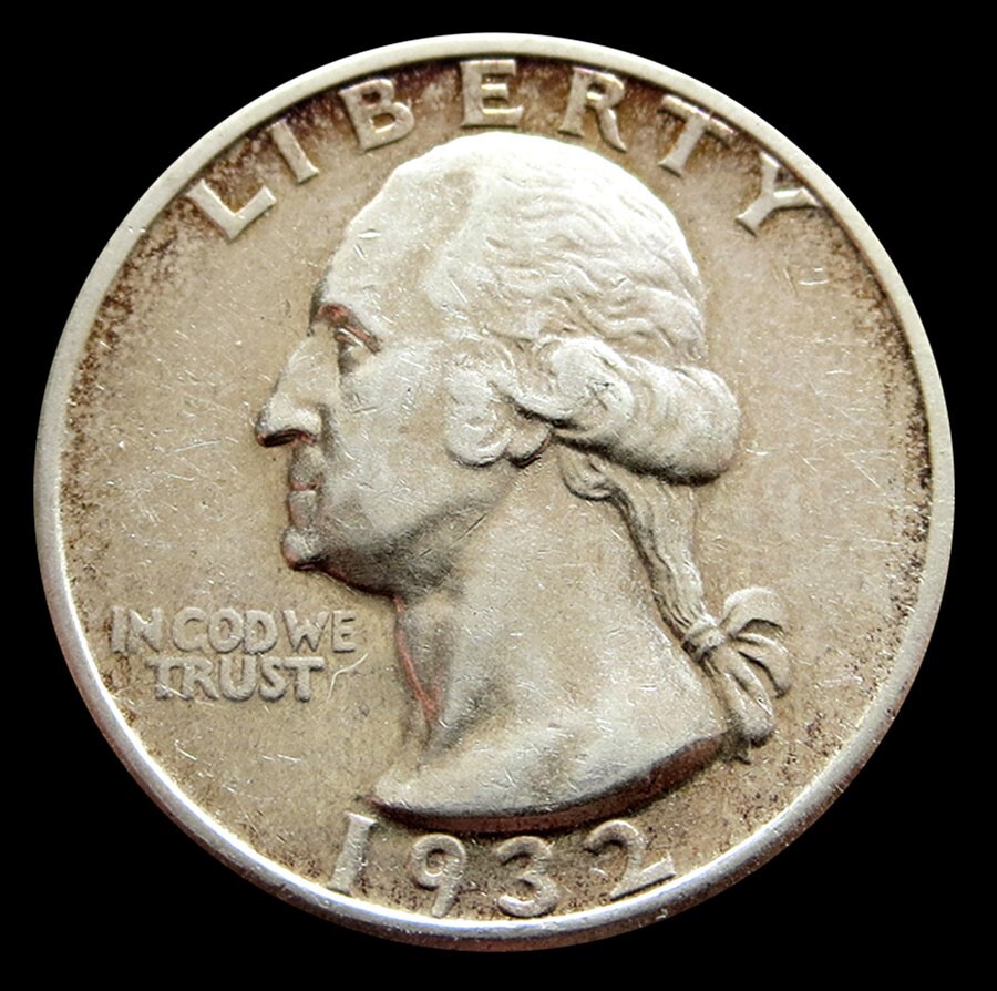 1932 S SILVER UNITED STATES WASHINGTON QUARTER COIN ABOUT