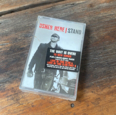 USHER Here I Stand - Cassette Tape Indonesia 2008 MEGA RARE Hip Hop NEW SEALED