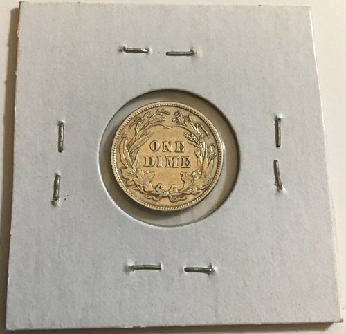 1906 AU Barber Dime Free Shipping As Pictured