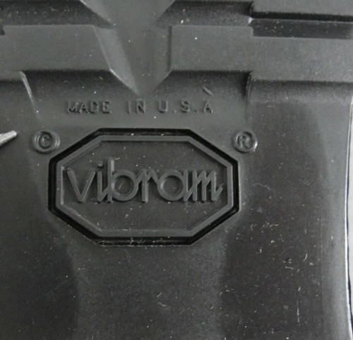VIBRAM USA REPLACEMENT RUBBER BOOT SHOE REPAIR SOLE 7 SOLID HEEL #143 TECHNO-LUG