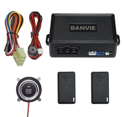 Push to Start Ignition kit Engine Start Stop Button Switch Keyless Go System