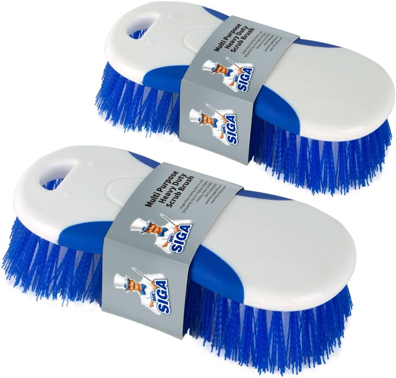Multi Purpose Heavy Duty Scrub Brush - Pack of 2
