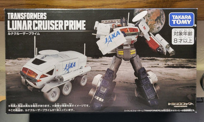 Transformers Optimus Prime Toyota JAXA x Lunar Cruiser Prime Exclusive 7'' INSTOC