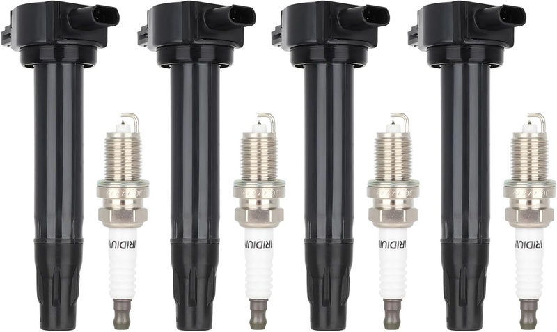 Ignition Coils Spark Plugs for Dodge for Jeep Caliber Patriot Compass 1.8L 2.0L