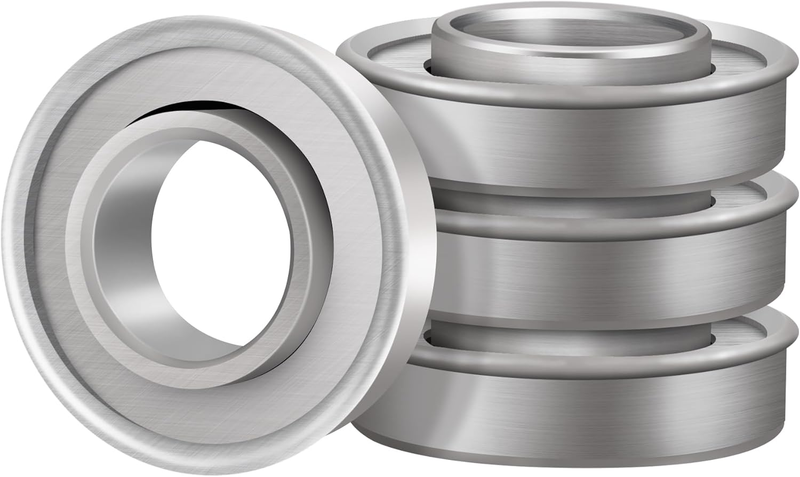 4 Pcs Flanged Ball Bearing ID 3/4 OD 1-3/8 for Mower Cart Truck Wheel