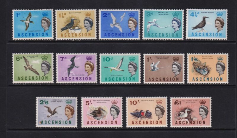 Ascension - 1963 Birds set, mint, cat. $ 69.90