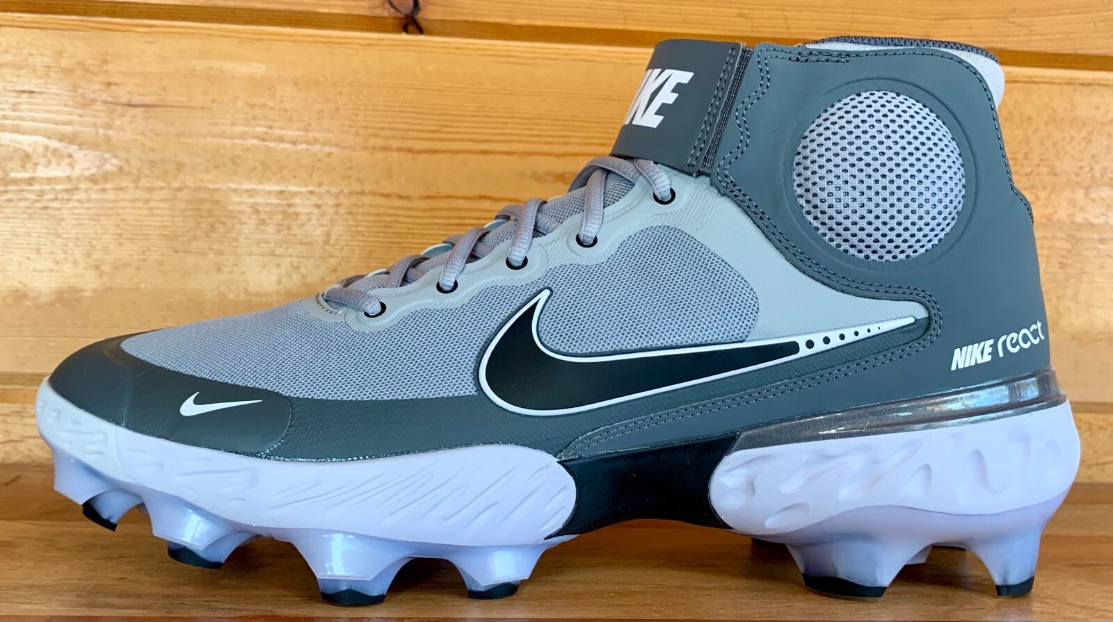 NIKE Alpha Elite グレー マローン Lサイズ バッテ NIKE - NIKE Alpha Elite グレー × マローン Lサイズ バッテの
