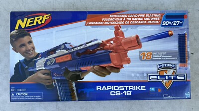 Nerf CS-18 N-Strike Elite Rapidstrike Blaster w/ 18 Dart Clip BRAND NEW SEALED