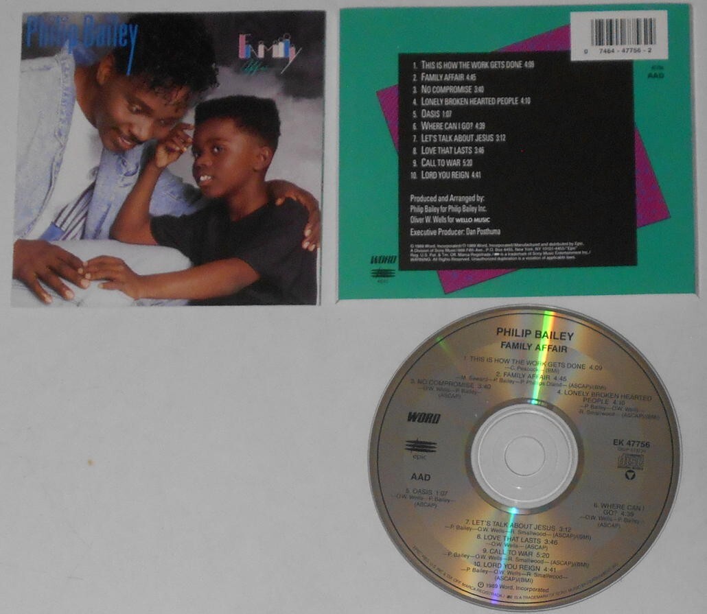 Philip Bailey - Family Affair - U.S. cd | eBay