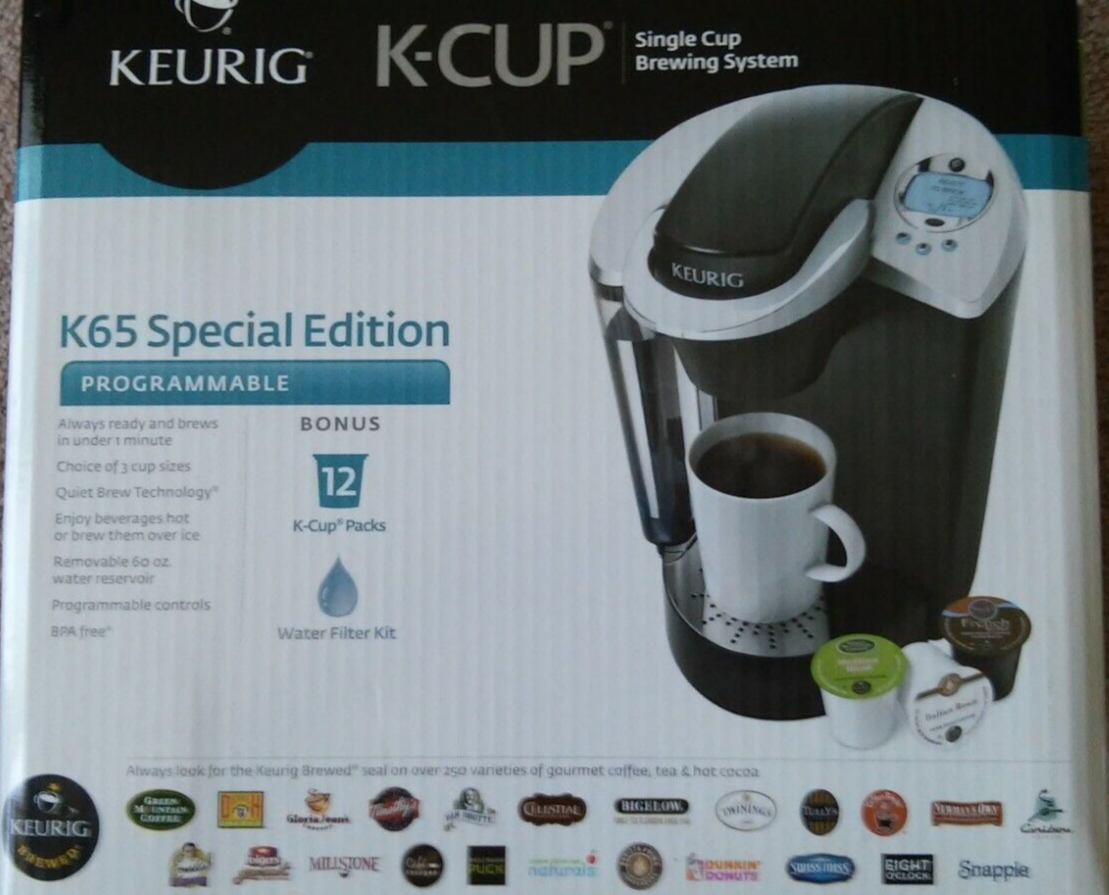 Brand New Keurig K60/K65 Special Edition 1 Cup Brewing