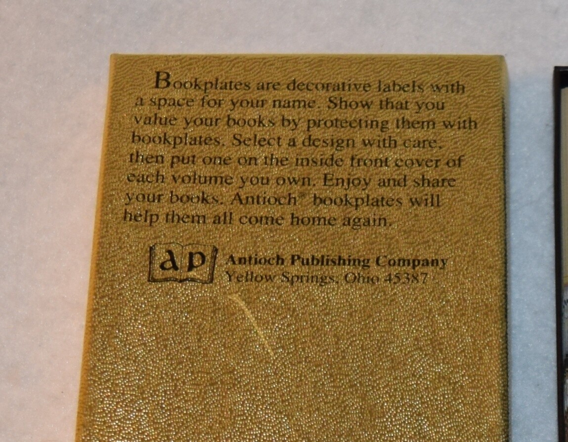 Vintage Antioch Publishing Bookplates 25 ct Amazing Adventures of Teddy Tum Tum