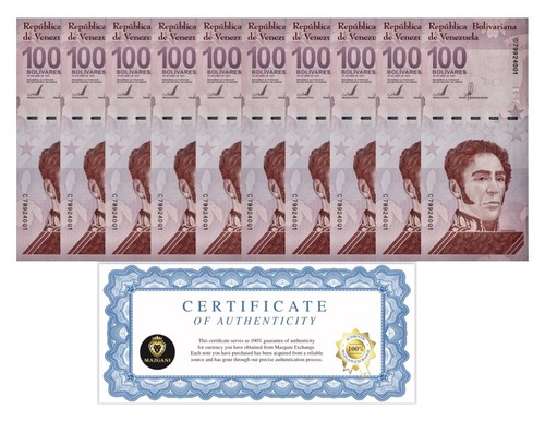 VENEZUELA 100 DIGITALES qty 10 2021 Cir 100 million bolivar USA VENEZUELA 100 DIGITALES qty 10 2021 Cir 100 million bolivar USA