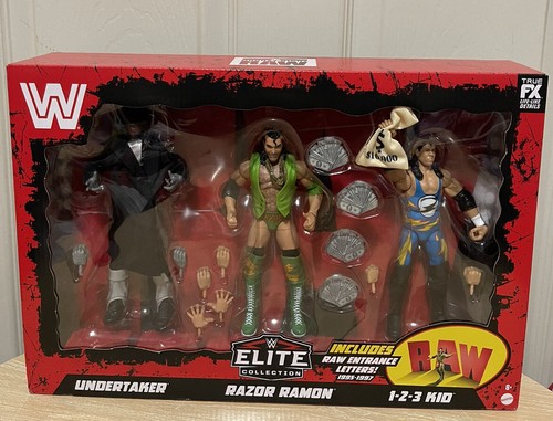WWE Elite RAW 30th Anniversary Collector Box Set 3 Figures