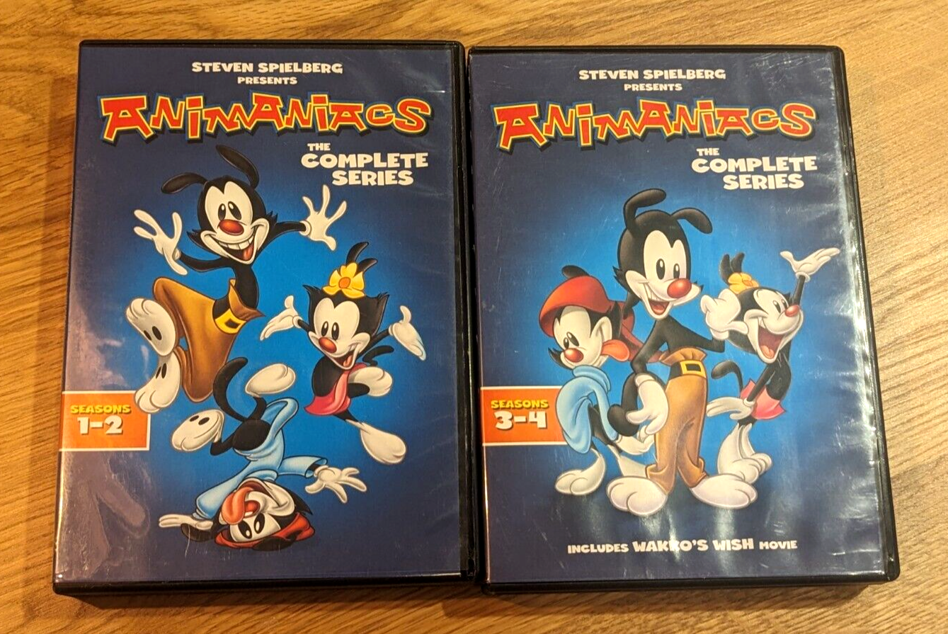 Steven Spielberg Presents Animaniacs: The Complete Series (DVD) Seasons 1-4 Steven Spielberg Presents Animaniacs: The Complete Series (DVD) Seasons 1-4