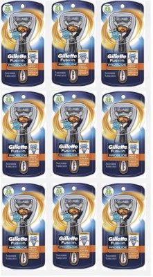 # 9 FLEX BALL Gillette FUSION Proglide Manual FlexBall Razor handle Shaver Blade