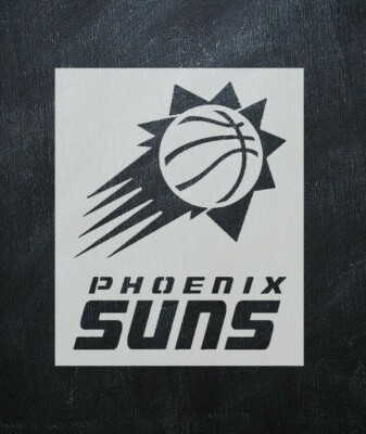 Phoenix Suns NBA Reusable Plastic Stencil *MULTIPLE SIZES