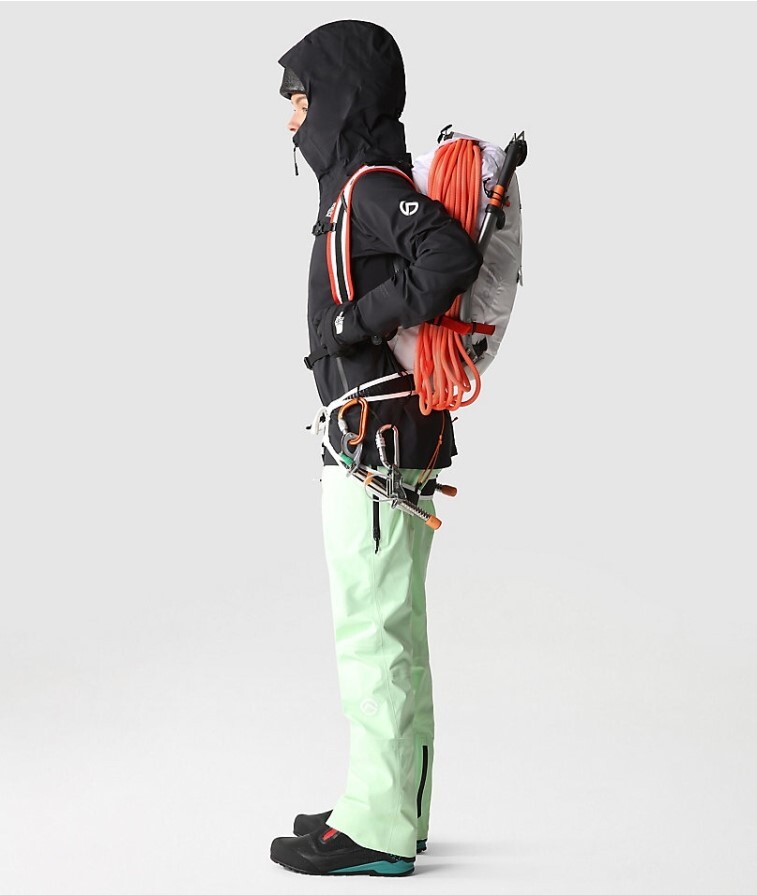 Pre-owned The North Face Womens Summit Series Chamlang Futurelight Ski Climbing Jacket In Tnf Black
