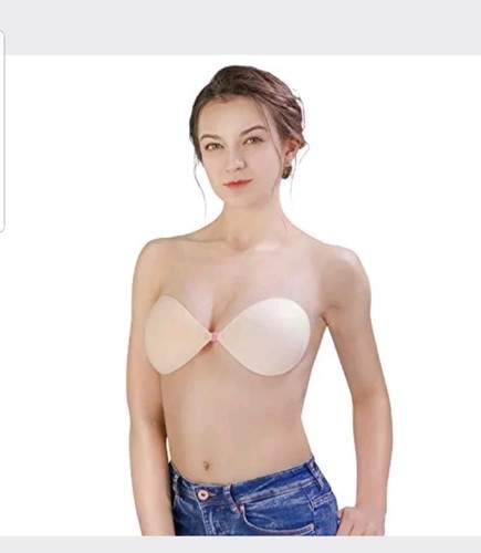 KISSBOBO Women's Strapless Bra Adhesive Invisible Bras Push Up for Backless