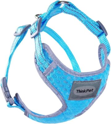 ThinkPet Dog Puppy Harness. Reflective Breathable Soft Air Mesh No Pull Safe