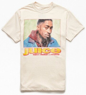 Tupac Shakur Men's 2Pac Bishop In Juice Movie Retro Distressed