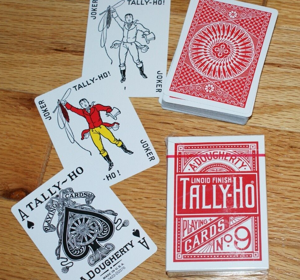 TALLY HO Circle back deck (RED) -- authentic and sealed TMGS TALLY HO Circle back deck (RED) -- authentic and sealed TMGS
