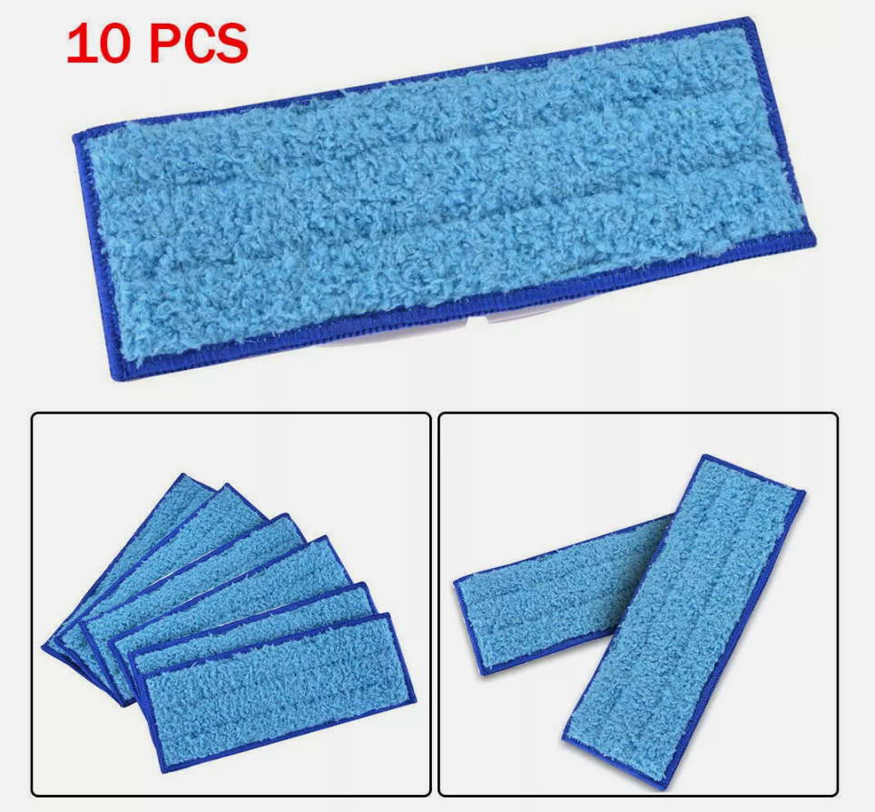 10x Washable Wet Mopping Pads Clean Floor for iRobot Braava Jet 240  245 Mop US