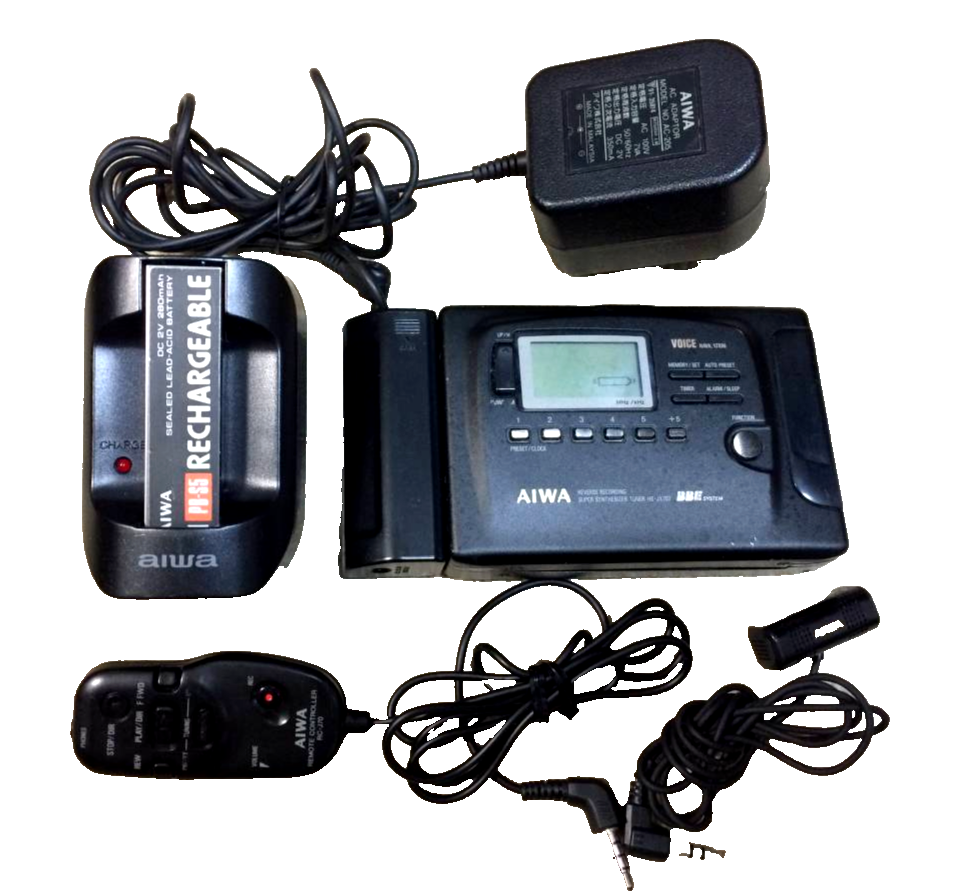 ジャンク品、AIWA HS-JX70 カセットプレーヤー ジャンク】 AIWA