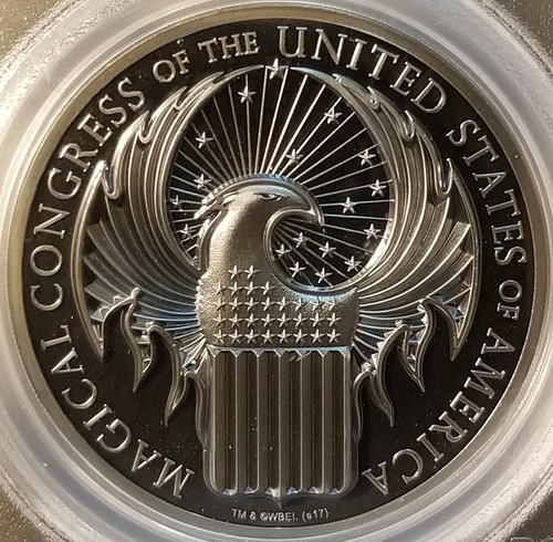 2017 Cook Islands Fantastic Beasts 1oz Black .999 Fine Silver Bullion PCGS PR69