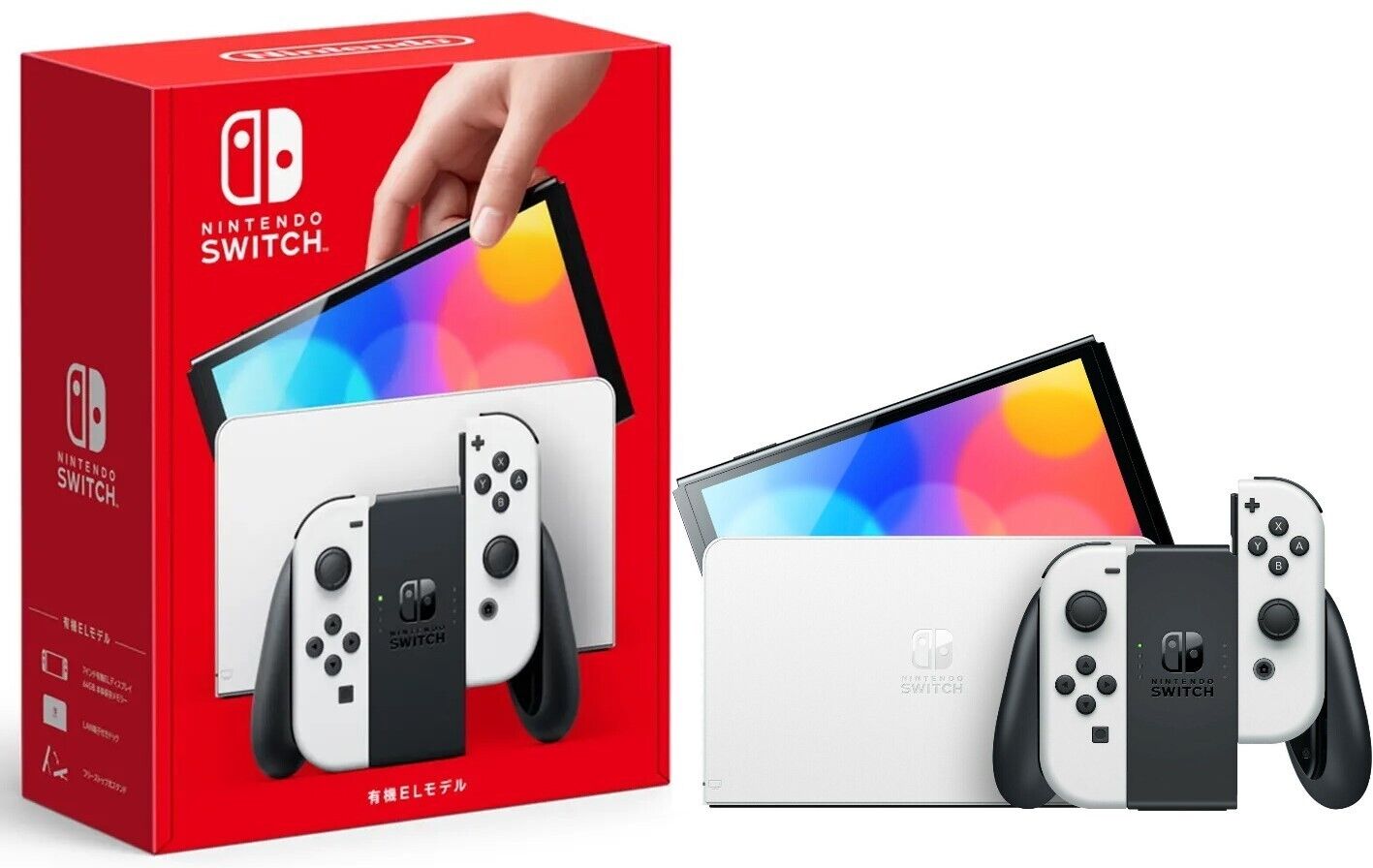 🔥 Nintendo Switch OLED 64GB WHITE Joy Cons Newest Game 🔥 Nintendo Switch OLED 64GB WHITE Joy Cons Newest Game