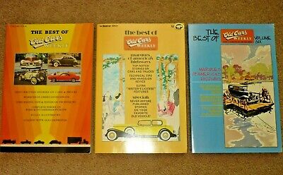 Lot of 3 Books, The Best Of Old Cars Weekly Volumes 4, 5 & 6 Stories Tech