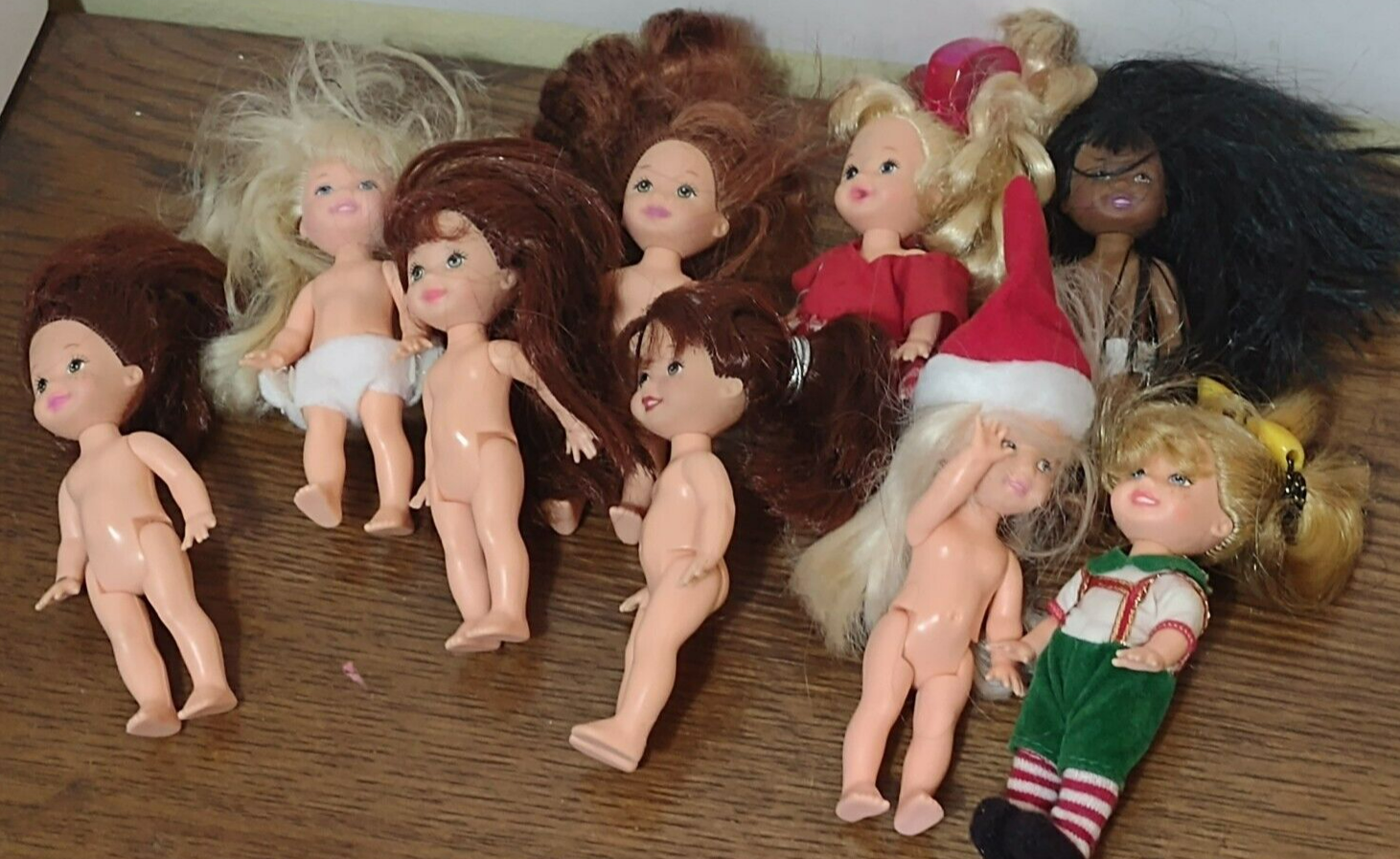 Asst. LOT 9 Barbie Little Baby Kelly Boy Girl Friends Doll BABIES 1990’s 2000’s