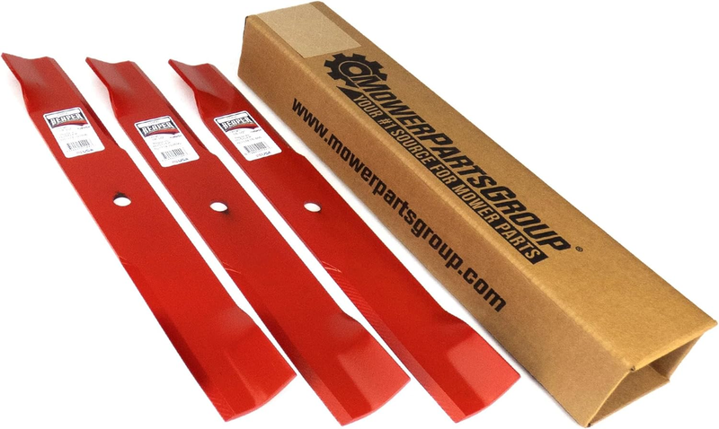 3 Hi-Lift Mower Blades for Hustler 54" Raptor SD Fastrak X One Super Z 797696