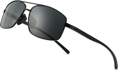 SUNGAIT Ultra Lightweight Rectangular Polarized Sunglasses UV400 Protection