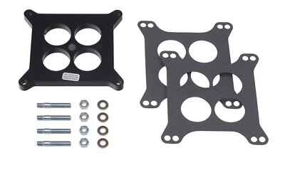 TRANSDAPT 2370 Plastic Phenolic 4 Barrel Carb Spacer Ported 0.5 in. Incl.