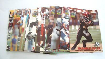 1994 Classic Draft Stars Complete Insert Set of 20 - Marshall Faulk RC